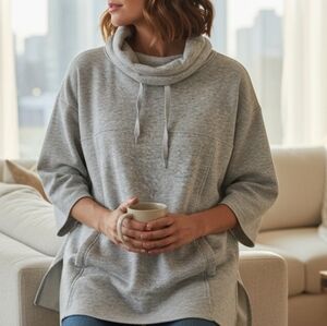 UGG Astrid Poncho Oversized  Women's Gray Sweater XS Small